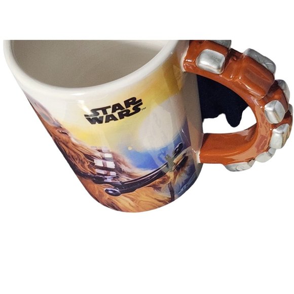 DISNEY STAR WARS CHEWBACCA MUG CUP LUCASFILM COFFEE TEA GIFT REPLACEMENT - Picture 2 of 7